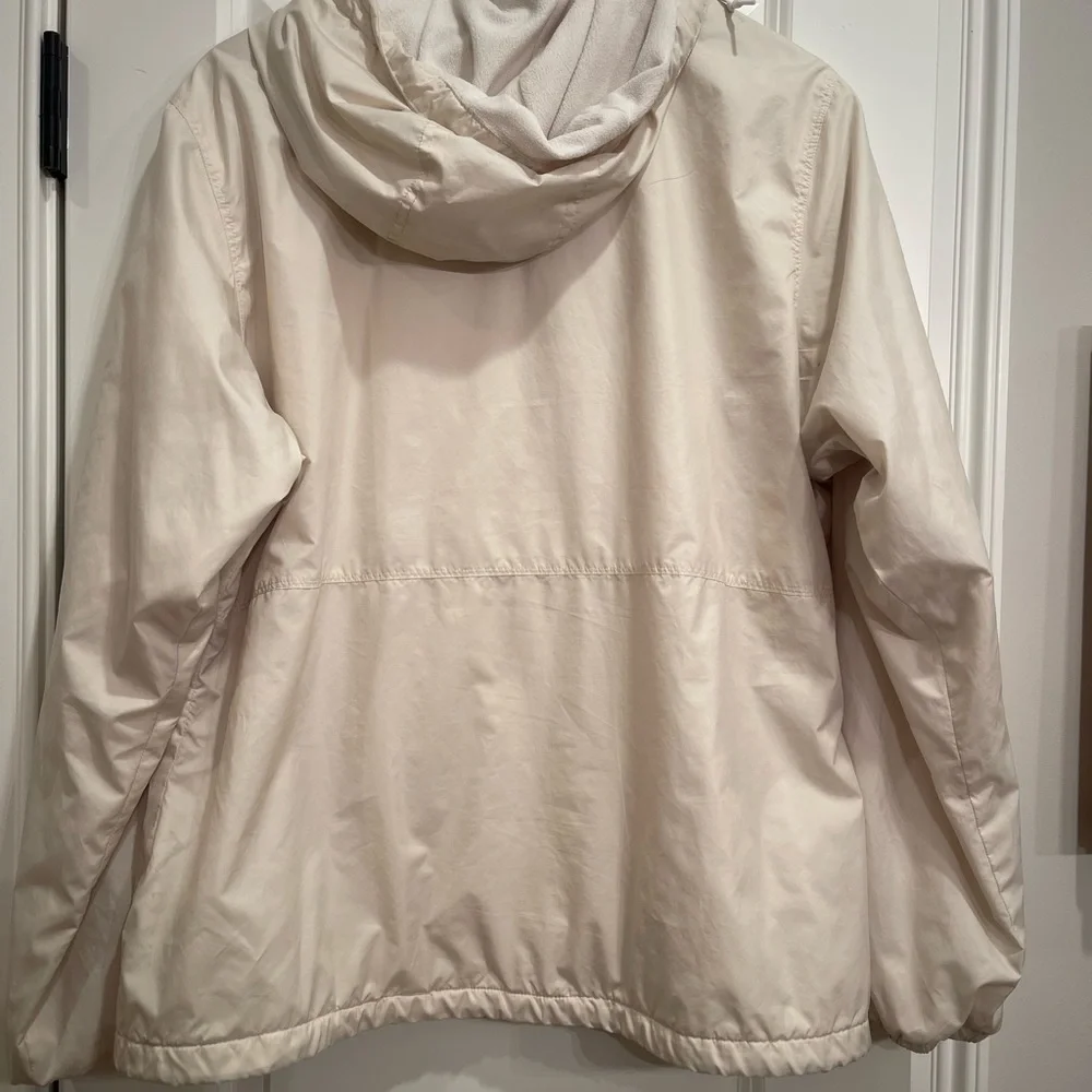 Columbia Off-White Hooded Jacket XL